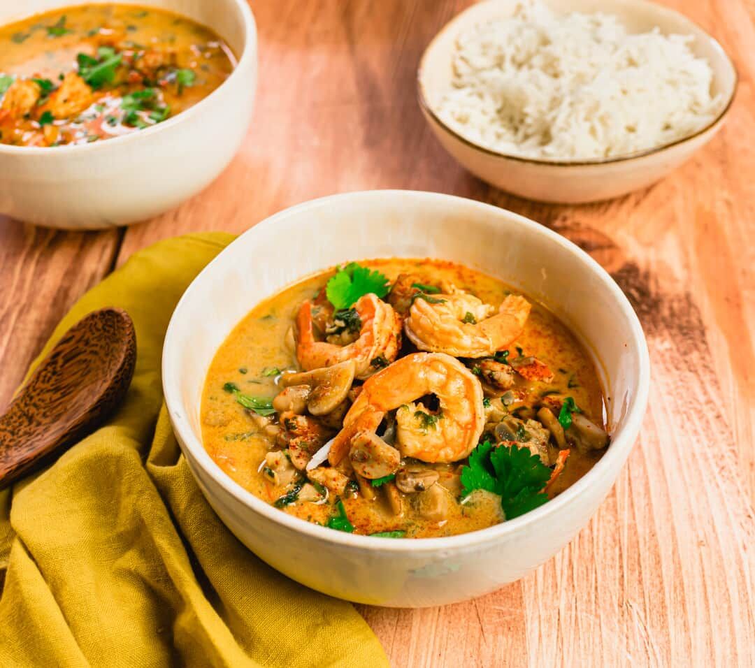 Tom Kha aux crevettes Tom Kha aux crevettes